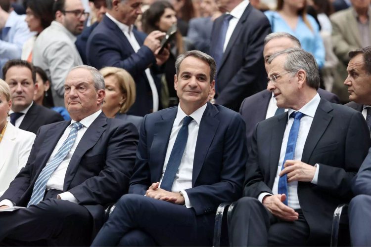 Μητσοτάκης, Καραμανλής και Σαμαράς