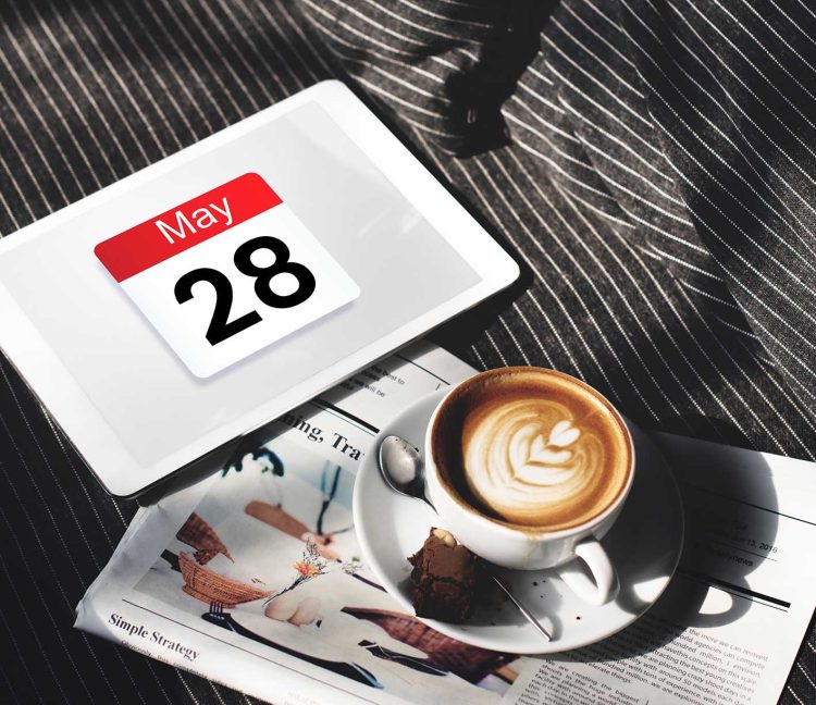 Date Month Calendar Schedule Planner Word Graphic