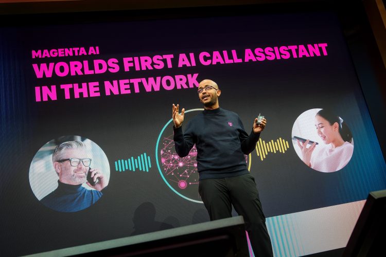 02.03.2026 Barcelona Mobile World Congress MWC 2026 / Messestand Deutsche Telekom AG /  Pressekonferenz mit Abdu Mudesir


Editorial use only in direct correlation with Deutsche Telekom AG. / Nur zur redaktionellen Verwendung im direkten Zusammenhang mit der Deutschen Telekom AG / Persoenlichkeitsrechte sind nicht abgeklaert!