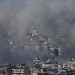 Smoke rises following an Israeli airstrike in Dahiyeh, Beirut's southern suburbs, Lebanon, Monday, March 9, 2026. (AP Photo/Bilal Hussein)
