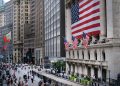 NEW YORK, NEW YORK - JULY 10: People walk by the New York Stock Exchange (NYSE) on July 10, 2019 in New York City. Following remarks from Federal Reserve Chairman Jerome Powell about a possible rate cut, the Dow rallied on Wednesday and the S&P 500 crossed 3,000 points for the first time ever. (Photo by Spencer Platt/Getty Images)